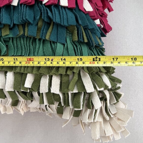 Crate & Barrel Multicolor Kringle Pillow Cover And Cushion Insert Cotton Wool - Picture 7 of 9